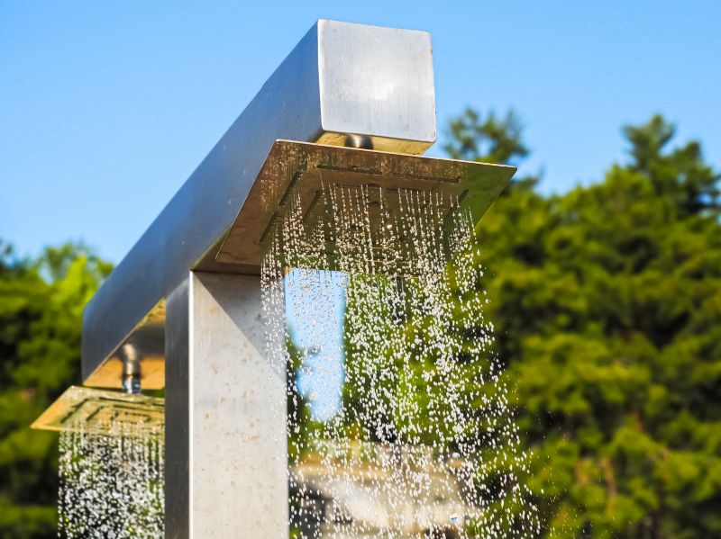 Outdoor Shower Setup